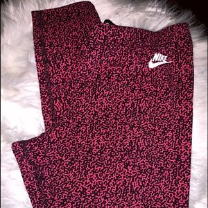 NWOT LEGGINGS NIKE JUST DO IT COTTEN BLEND. Sz L